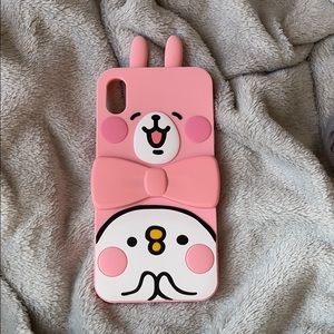 Kawaii pink iPhone XS Max case